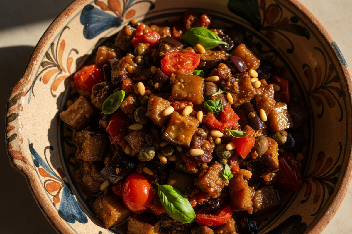 Roasted Eggplant Caponata