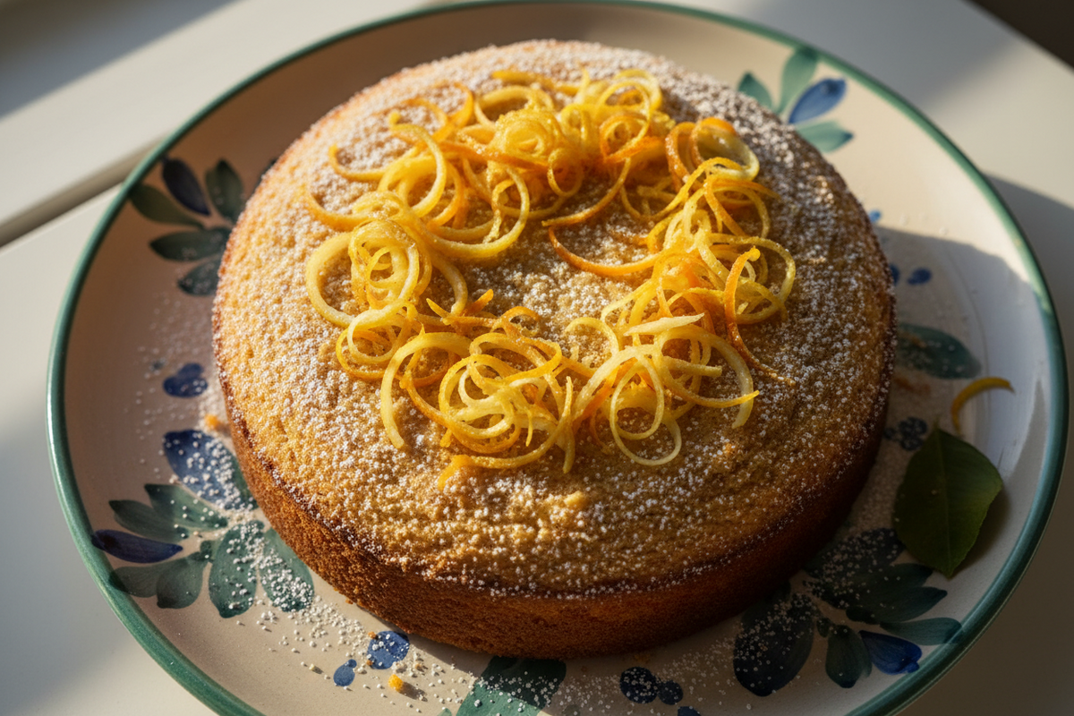 Olive Oil Cake with Citrus Zest