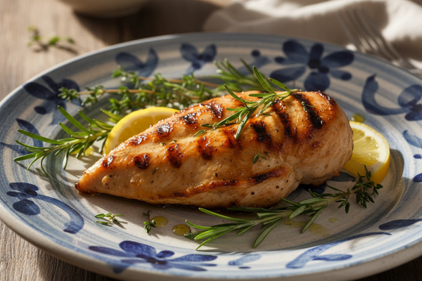 Grilled Chicken Breast with Herbs