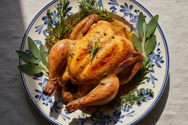 Roast Chicken with Herbs