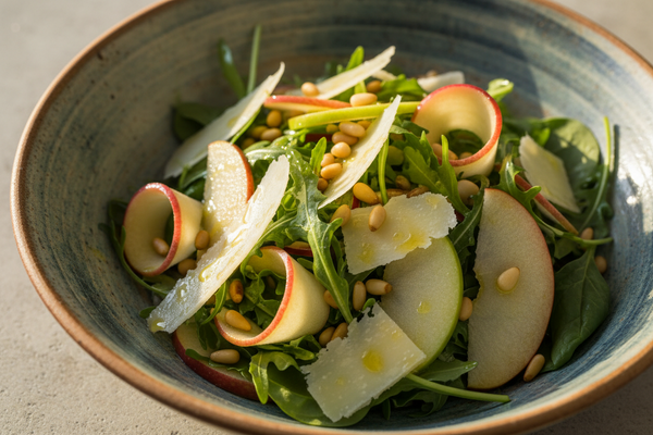 Apple, Pine Nut, and Pecorino Salad