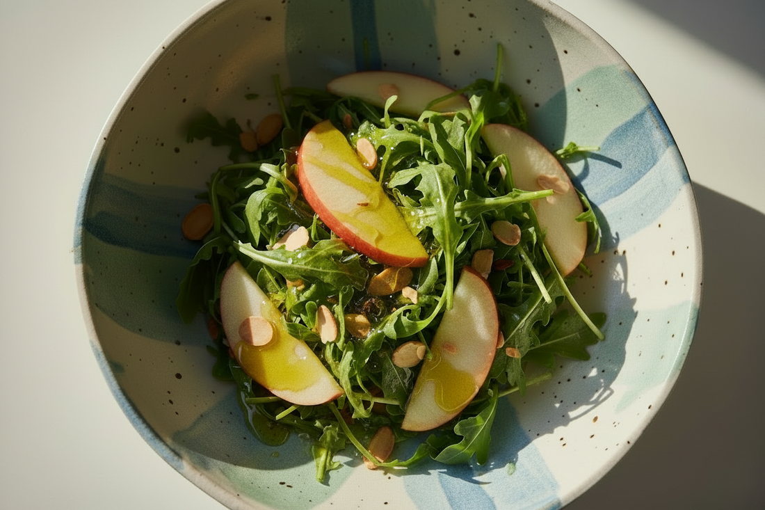Apple, Almond, and Arugula Salad
