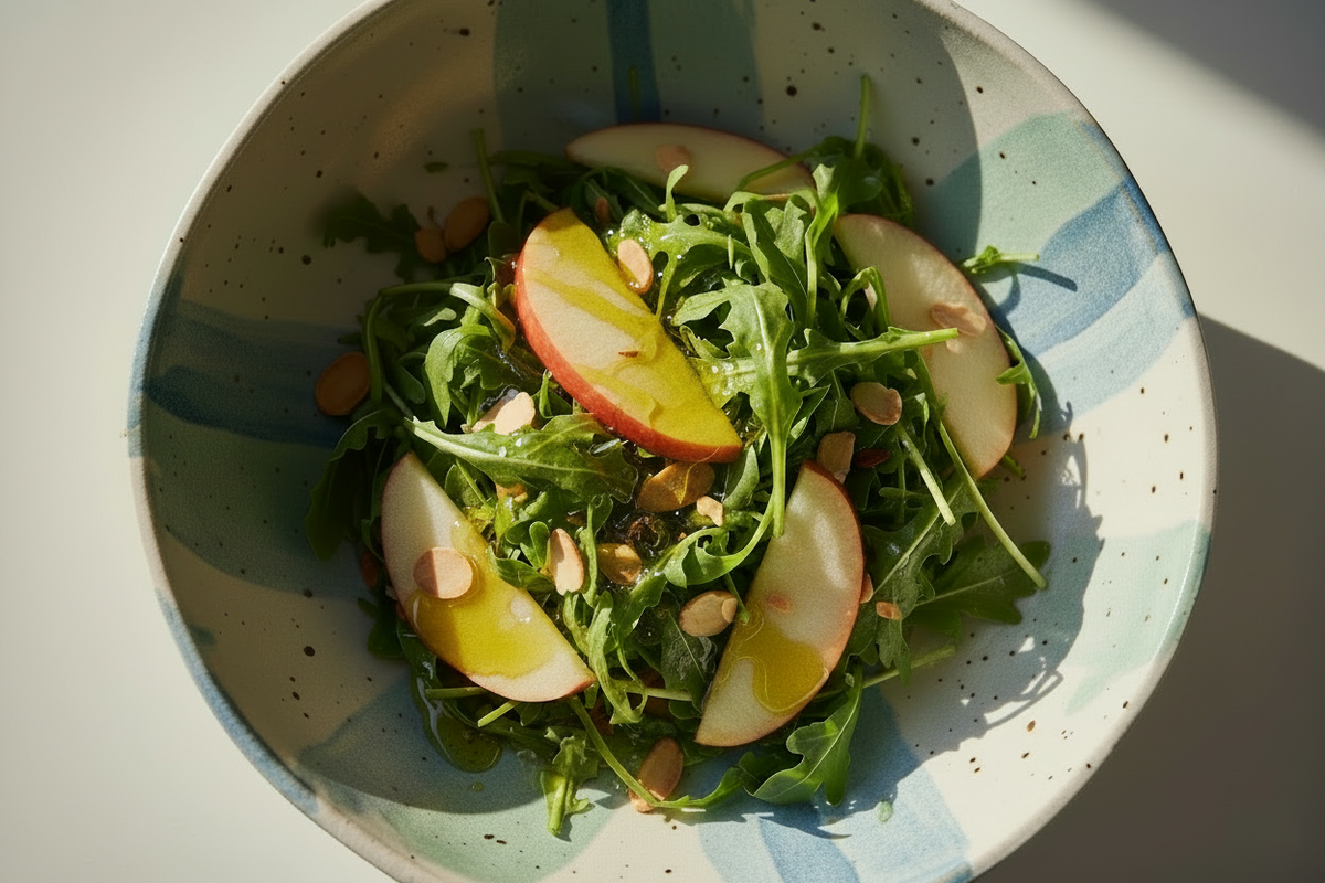 Apple, Almond, and Arugula Salad