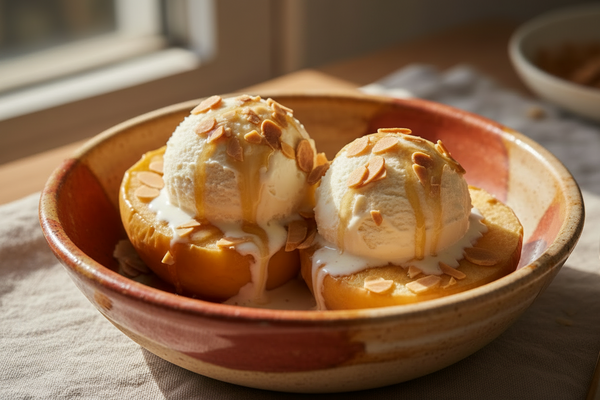 Baked Apples with Almonds and Honey