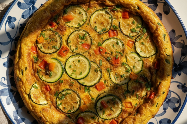 Garden Vegetable and Herb Frittata