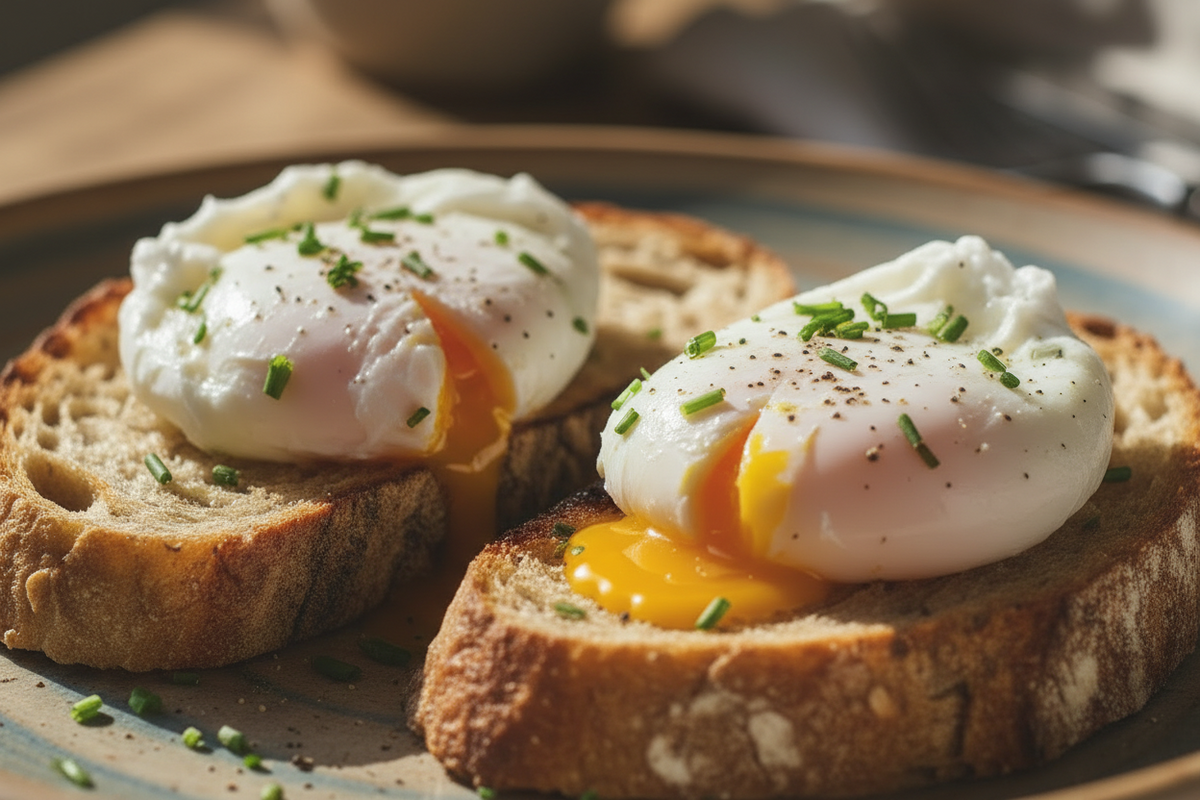 Poached Eggs on Toast