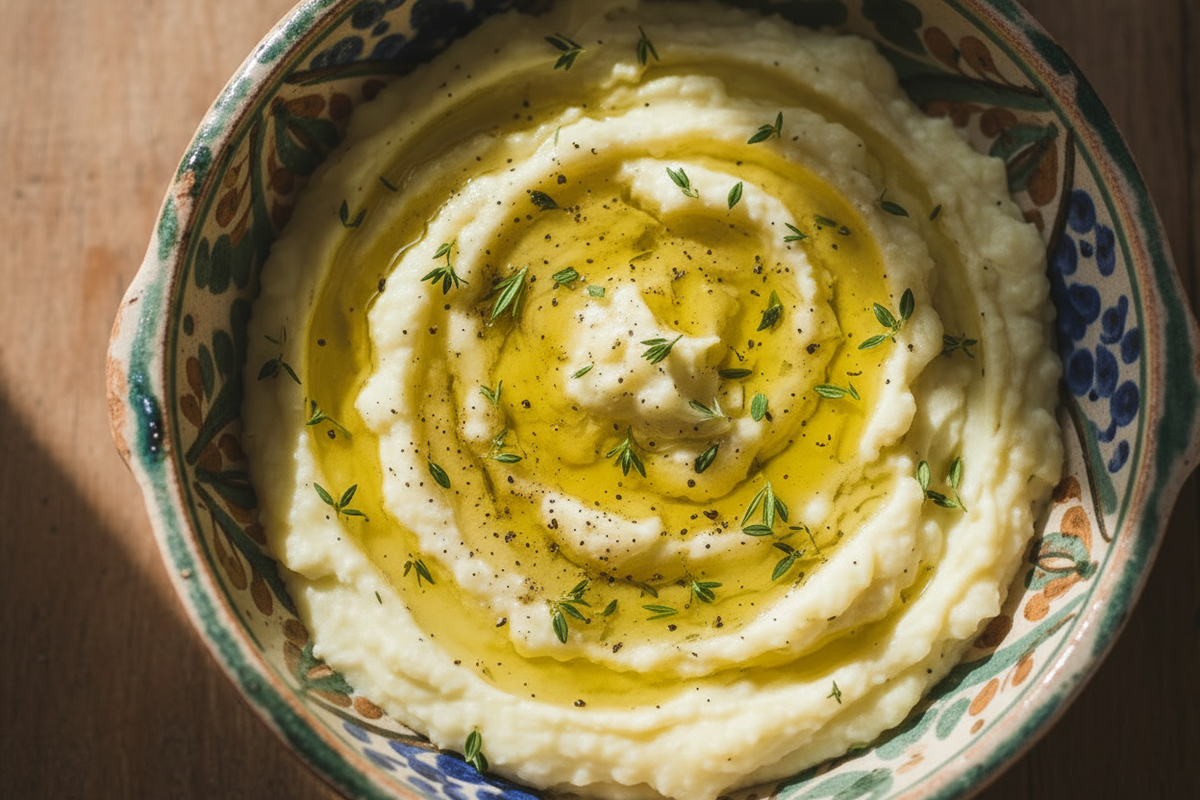 Olive Oil Mashed Potatoes